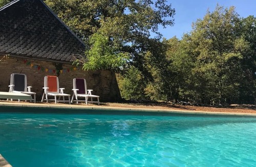 Loze House | Rustic French Barn with Pool for Families. Perfect for Outdoor Adventures!