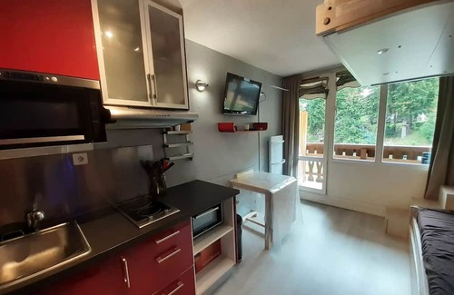 Valfrejus Apartment | Thabor D Residence - Studio for 4 people