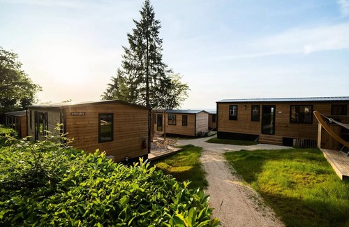 Payrac Ski Chalet | Camping Sunêlia Le Séquoia * - Chalet Prestige 35m² 2 chambres - Clim 5 personnes