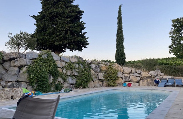 Magnanerie du 17 eme Avec Piscine 11x5 Dans les Vignes et vue sur le Ventoux