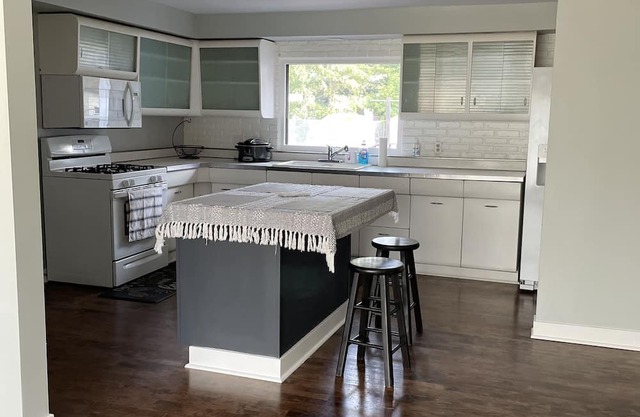 A ranch home within the outskirts of Chicago