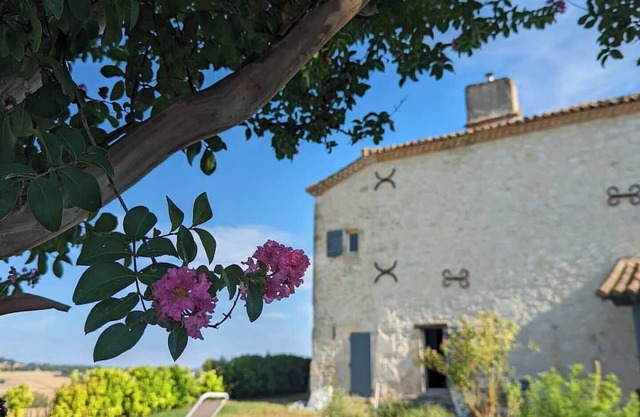 Unique, rustic villa with pool & incredible views in SW France - dog friendly