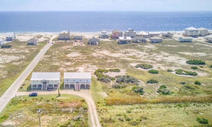 Fort Morgan House | New Owner Listing! 900' to PRIVATE Beach Access! Gulf & Mobile Bay Views!