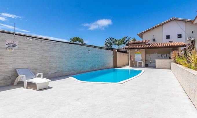 Taperapua Beach Apartment | Apartment With Pool and Barbecue Pdl005