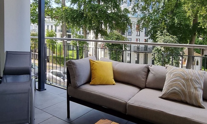 Binz Apartment | Apartment 'Strandblick' with Sea View, Balcony and Wi-Fi