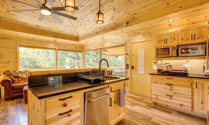 Canoncito Cabin | Pecos Riverfront Cabin: Fish & Unwind!