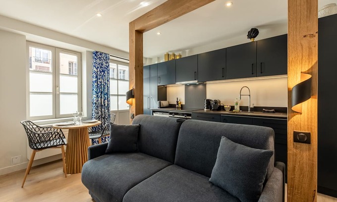 Honfleur Apartment | L'Estuaire du Vieux Port - Studio Ground Floor 2P
