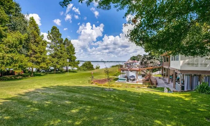 Kemp House | Idyllic lakefront oasis with private hot tub, fire pit, deck, & incredible views