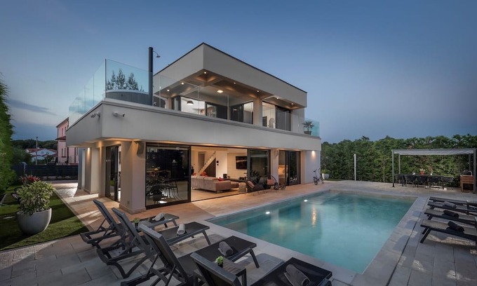 Krizine Villa | Villa Zorina heated pool 45 m2, Jacuzzi & sauna