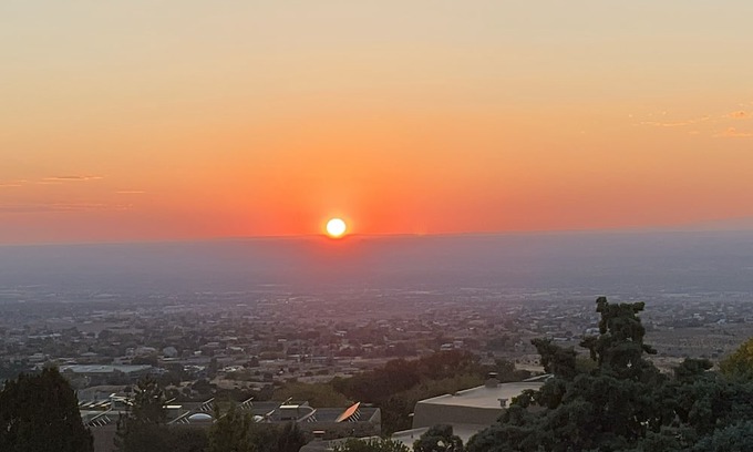 Sandia Heights North Apartment | Next to Sandia Tram, base of Sandia Mountains, great views. Pool, Pet friendly.