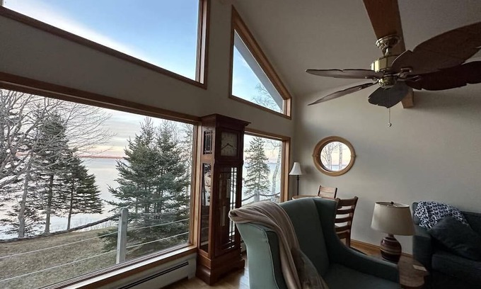 Perry House | 45th Parallel Oceanfront! Spend your vacation on the ocean and in the woods!