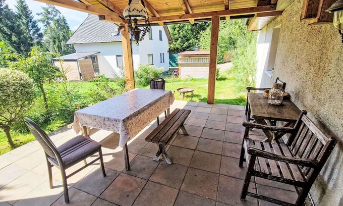 Karlovy Dvory House | Beautiful private villa for 6 guests with WIFI, TV, terrace and pets allowed