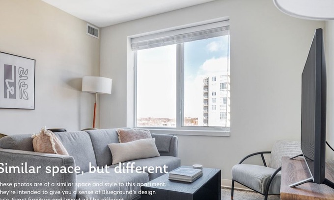 Edgewater Apartment | Blueground | Edgewater, fitness center, nr Lake