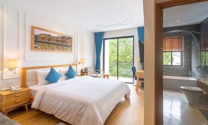 Cam Thanh Bed & Breakfast | Lime Villa - King Viziati in questa incantevole camera