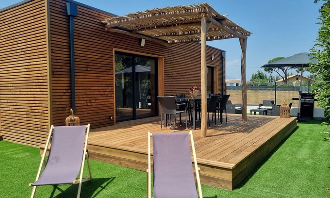 Aleria House | Casa Juliette Wooden house near the village and 5 min from the beach