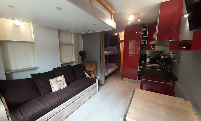 Valfrejus Apartment | Thabor D Residence - Studio for 4 people
