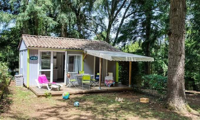 Payrac Ski Chalet | Camping Sunêlia Le Séquoia * - Chalet Prestige 35m² 2 chambres - Clim 5 personnes